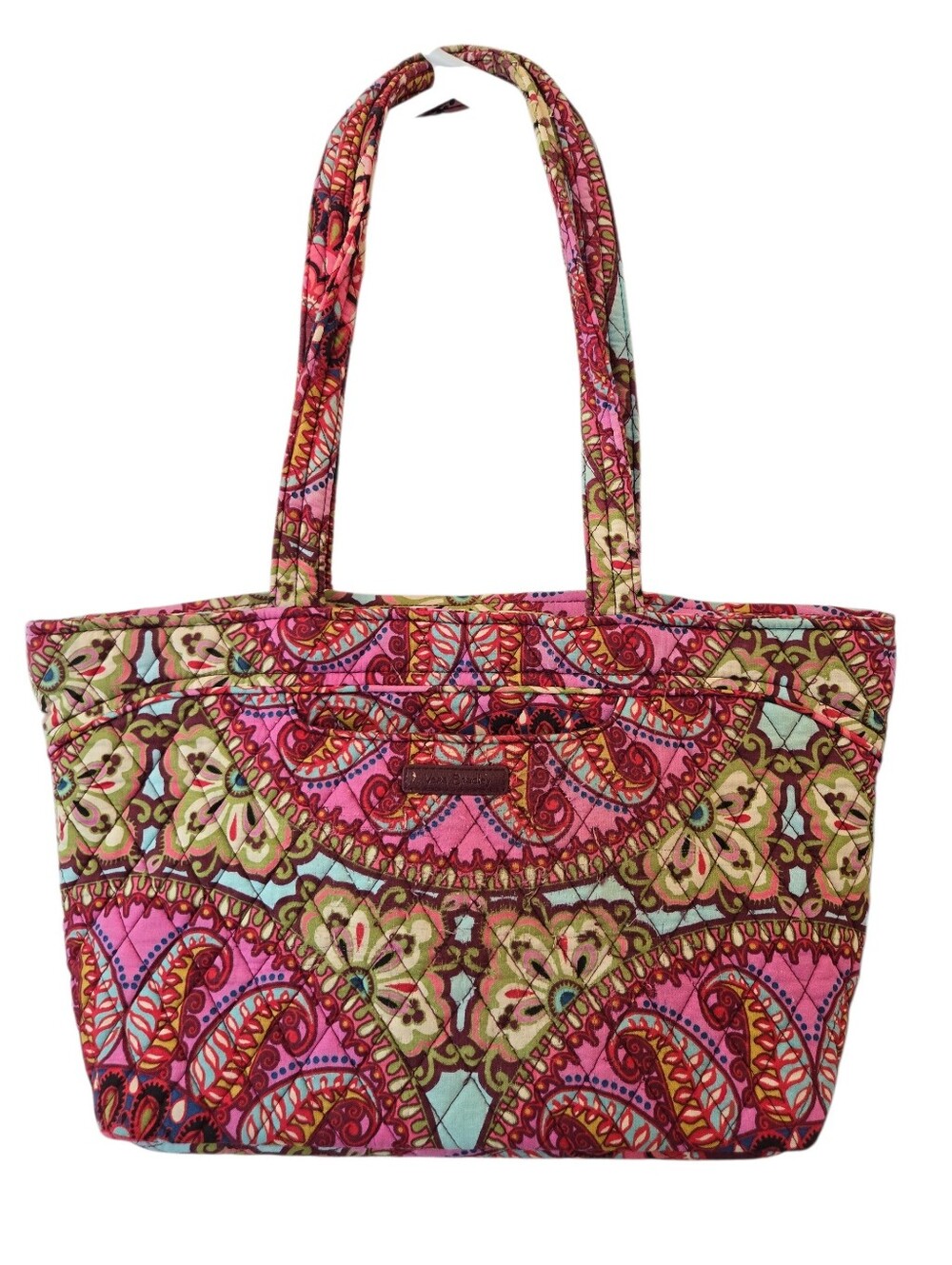 VERA BRADLEY MANDY TOTE IN THE RESORT MEDALLION PAISLEY PRINT